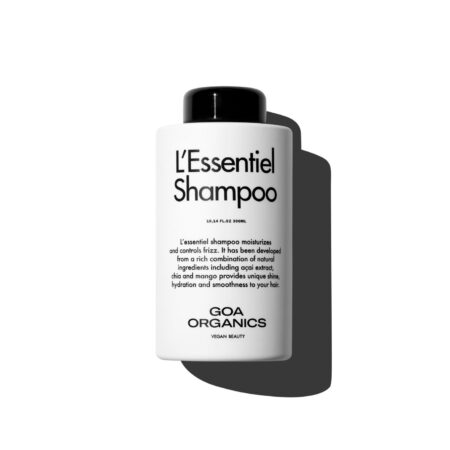 garlo-estilistas-peluqueria-vegana-goa-organics-pelo-liso-encrespado-champu-l'essentiel-shampoo smooth hair Goa Organics